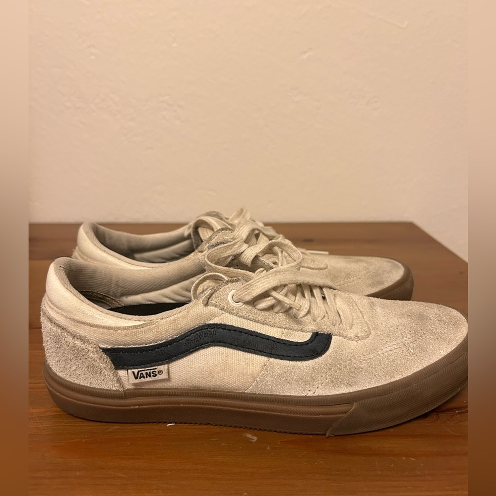 Vans Off The Wall Sk8 White Suede Low Top Lace Up Men’s 7.0W #721356